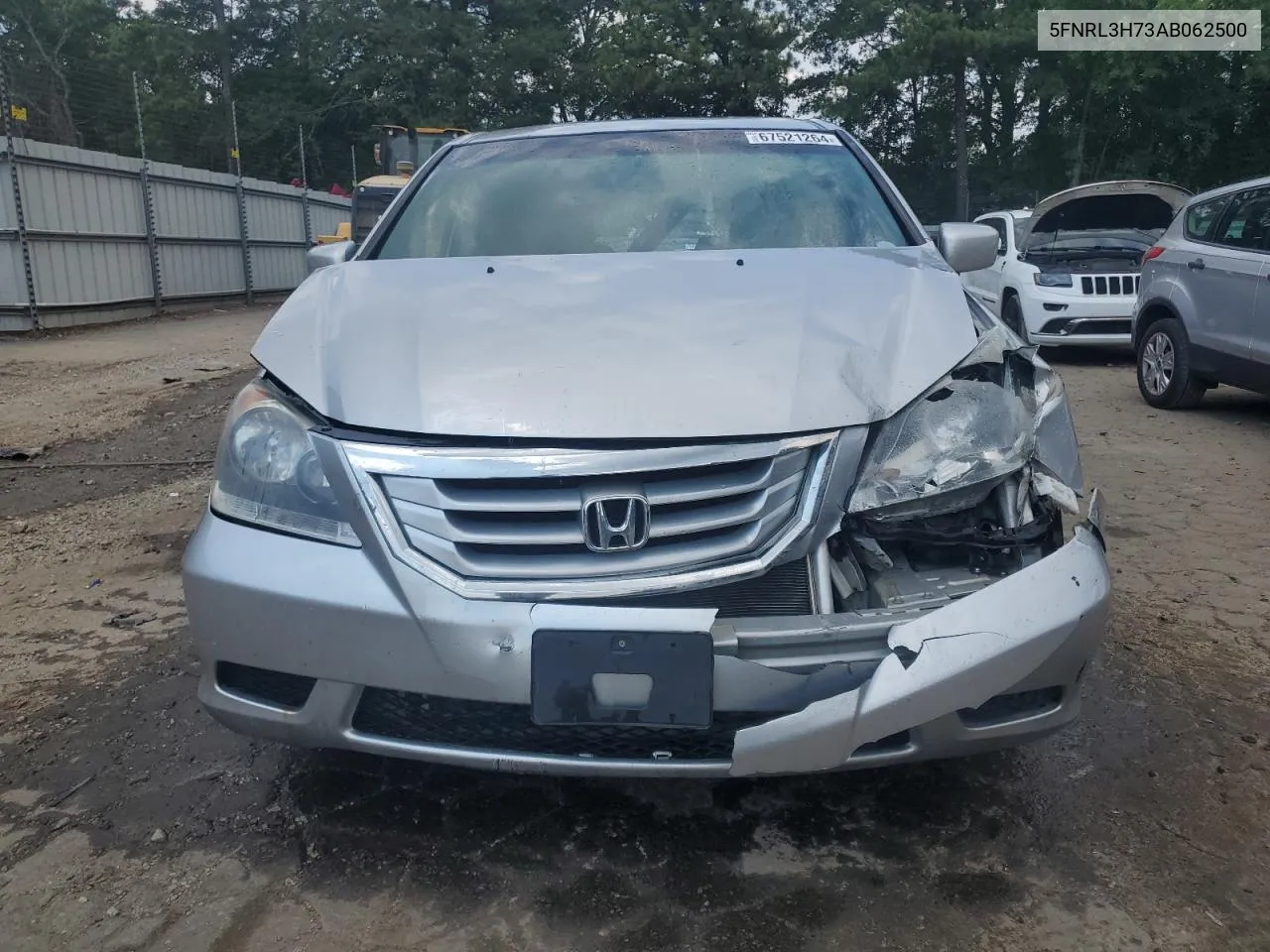 5FNRL3H73AB062500 2010 Honda Odyssey Exl