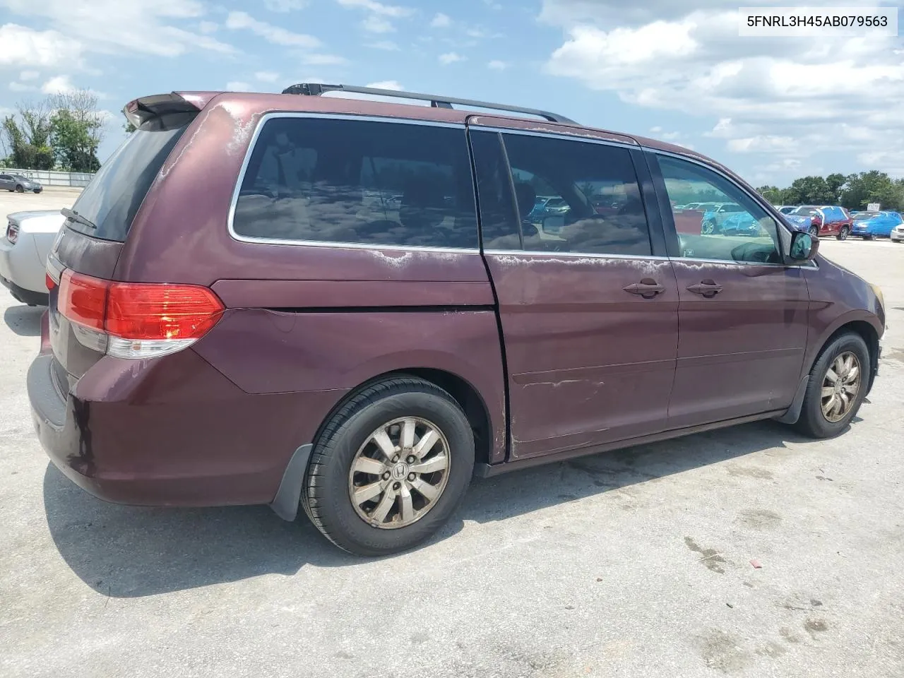 2010 Honda Odyssey Ex VIN: 5FNRL3H45AB079563 Lot: 67648504