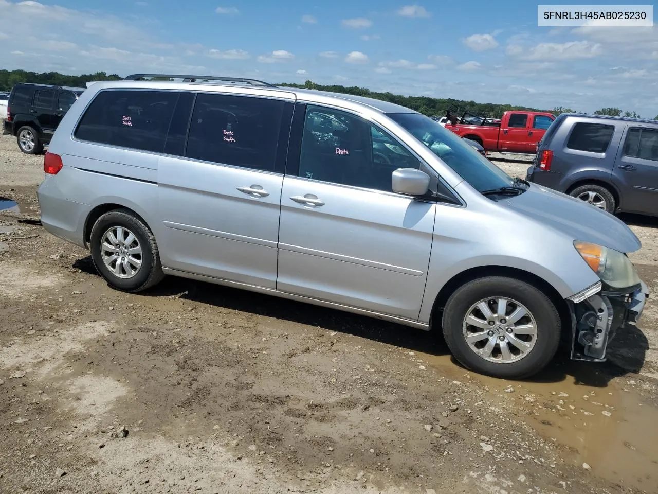 5FNRL3H45AB025230 2010 Honda Odyssey Ex