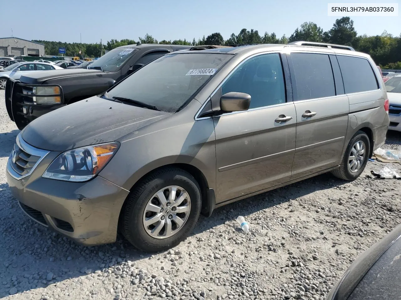 2010 Honda Odyssey Exl VIN: 5FNRL3H79AB037360 Lot: 67798824