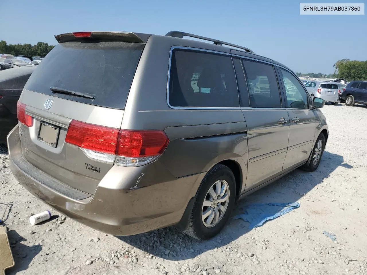 2010 Honda Odyssey Exl VIN: 5FNRL3H79AB037360 Lot: 67798824