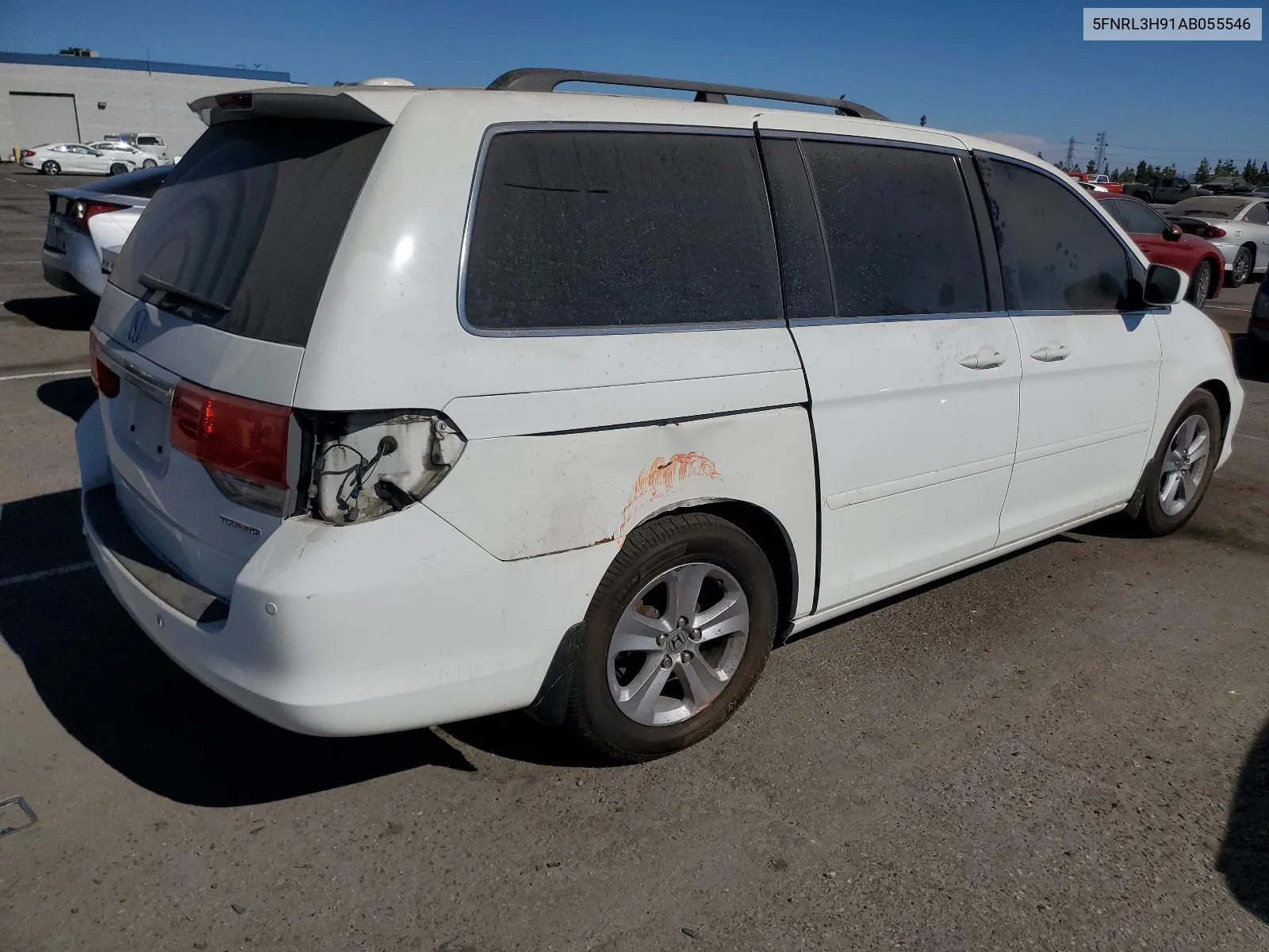 2010 Honda Odyssey Touring VIN: 5FNRL3H91AB055546 Lot: 68243014