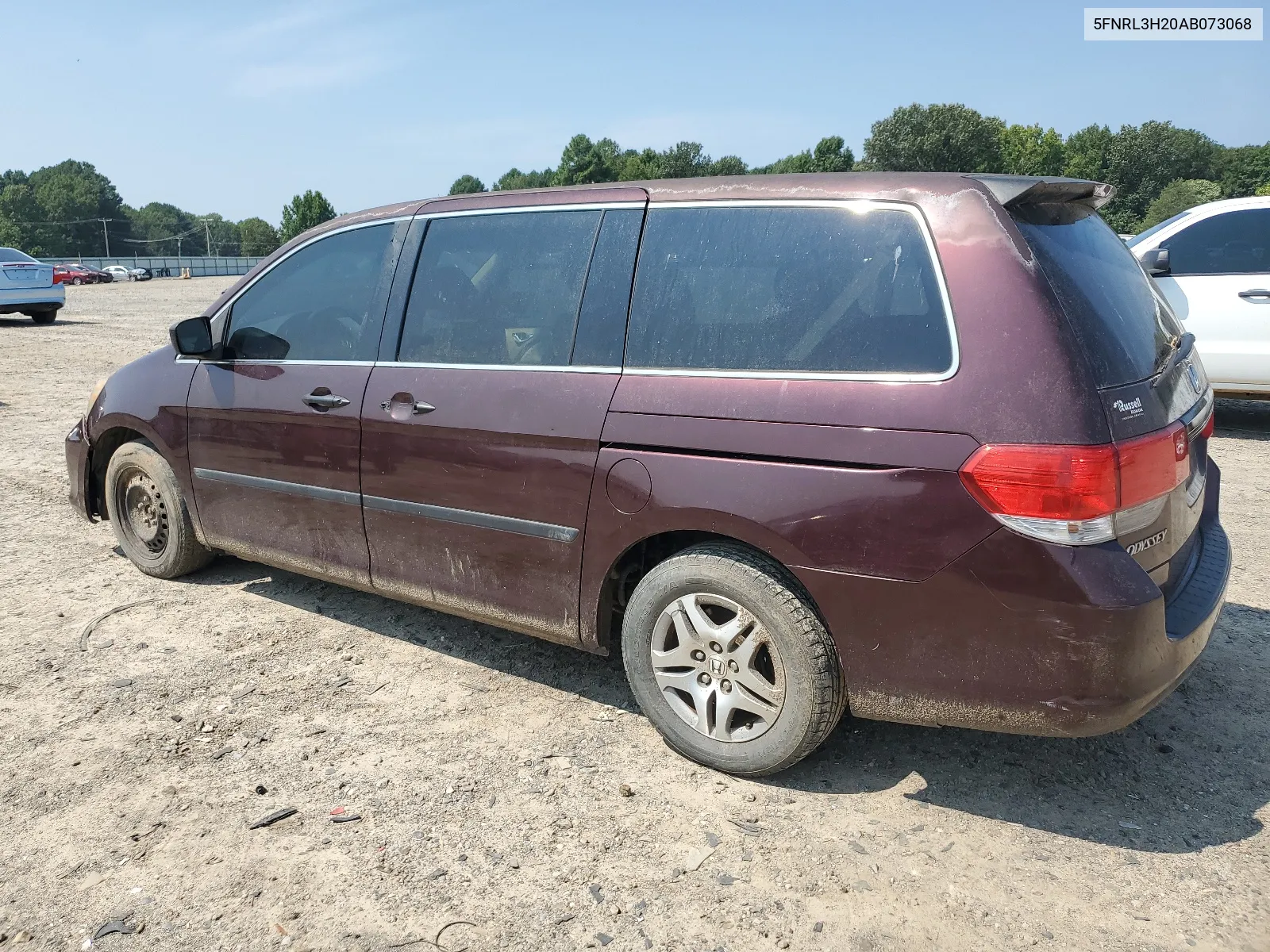 5FNRL3H20AB073068 2010 Honda Odyssey Lx