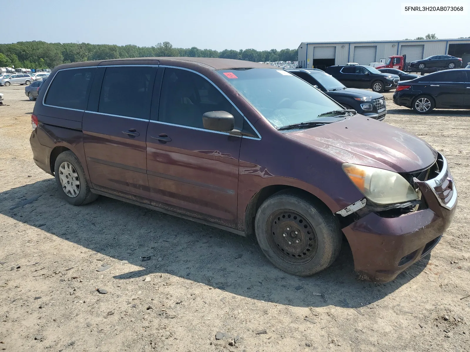 2010 Honda Odyssey Lx VIN: 5FNRL3H20AB073068 Lot: 68343364