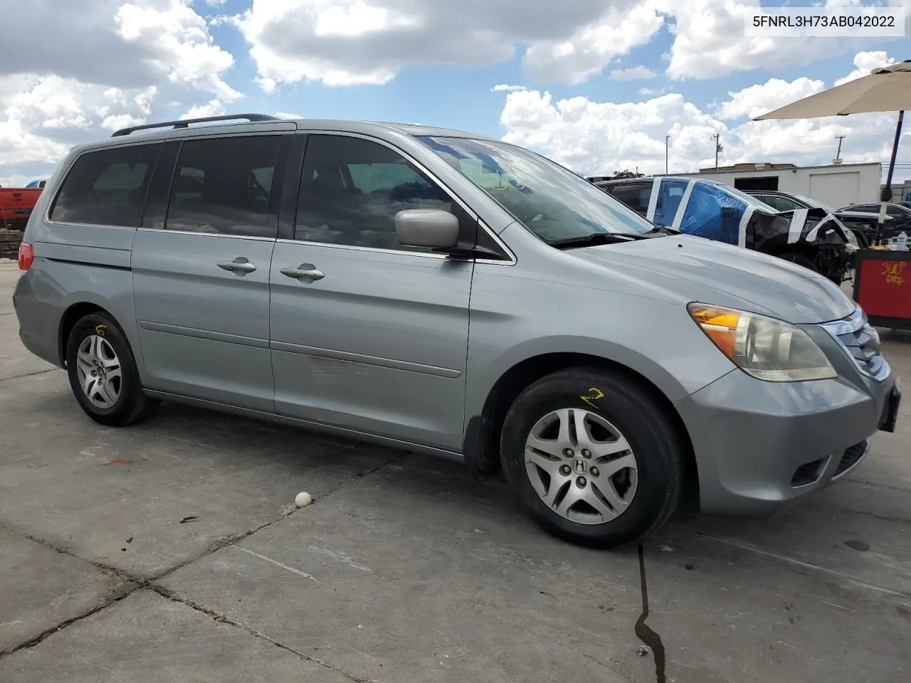 2010 Honda Odyssey Exl VIN: 5FNRL3H73AB042022 Lot: 68863354