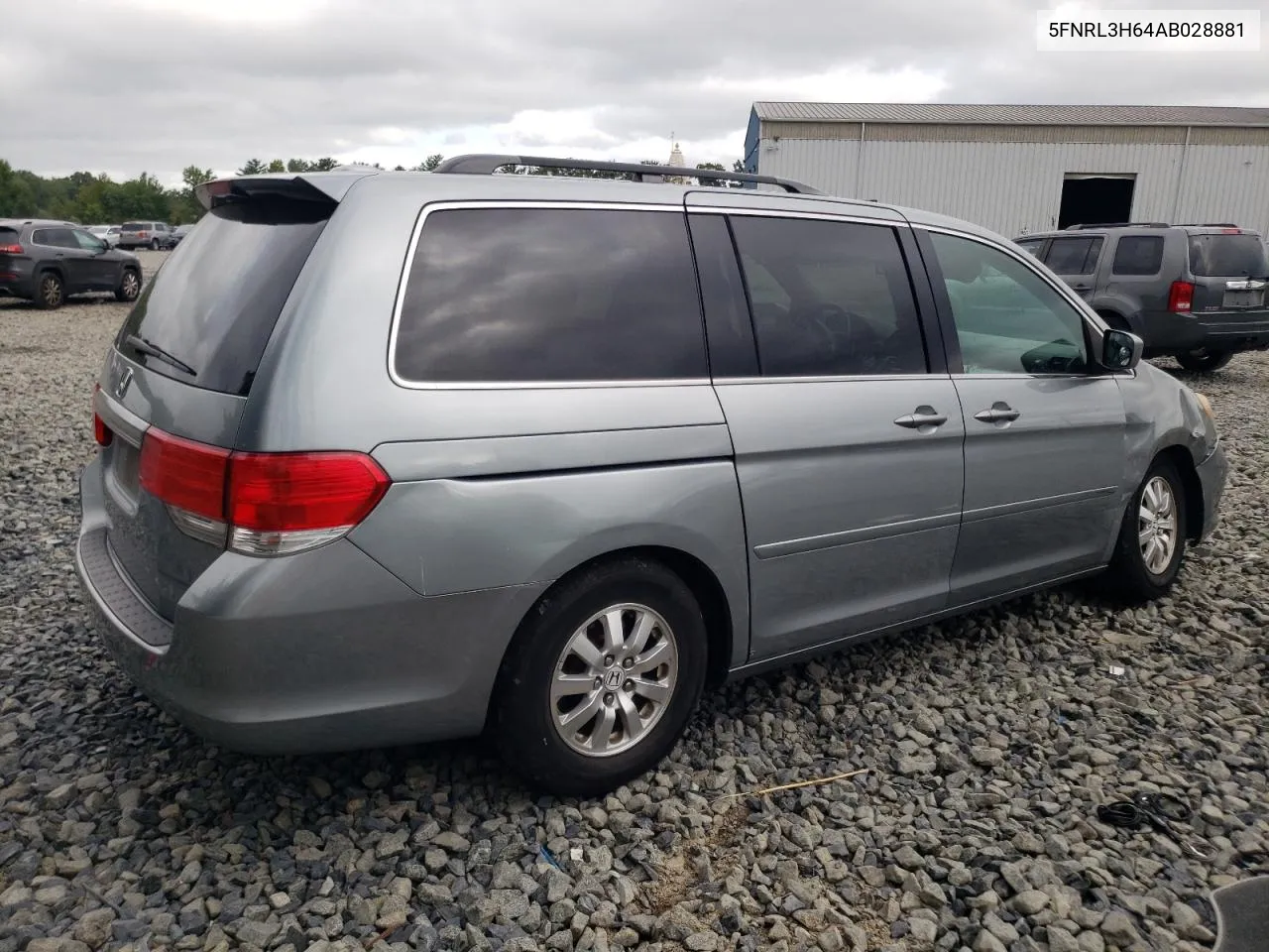 5FNRL3H64AB028881 2010 Honda Odyssey Exl