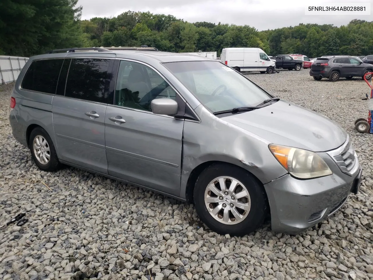 5FNRL3H64AB028881 2010 Honda Odyssey Exl