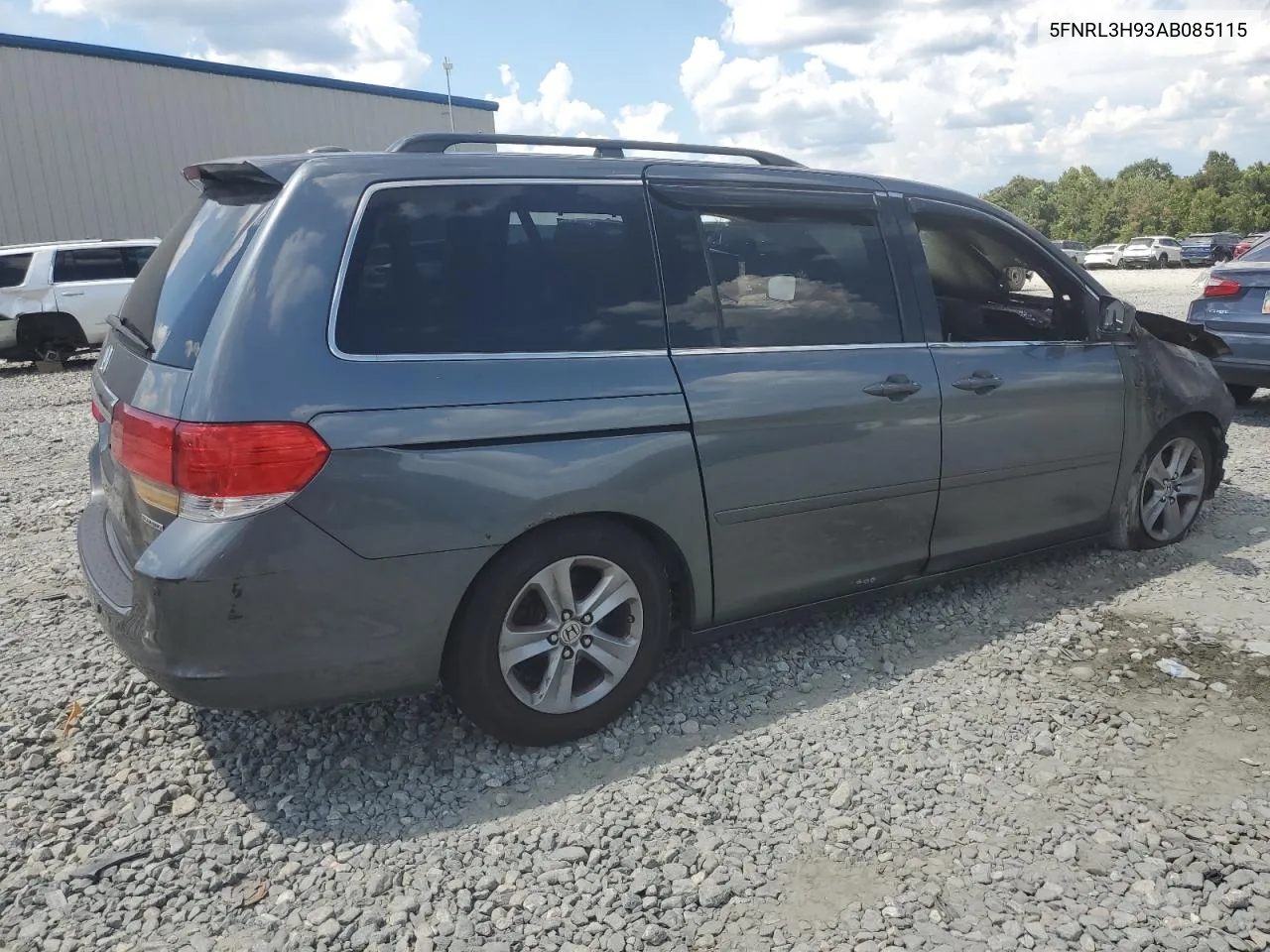 2010 Honda Odyssey Touring VIN: 5FNRL3H93AB085115 Lot: 69323354