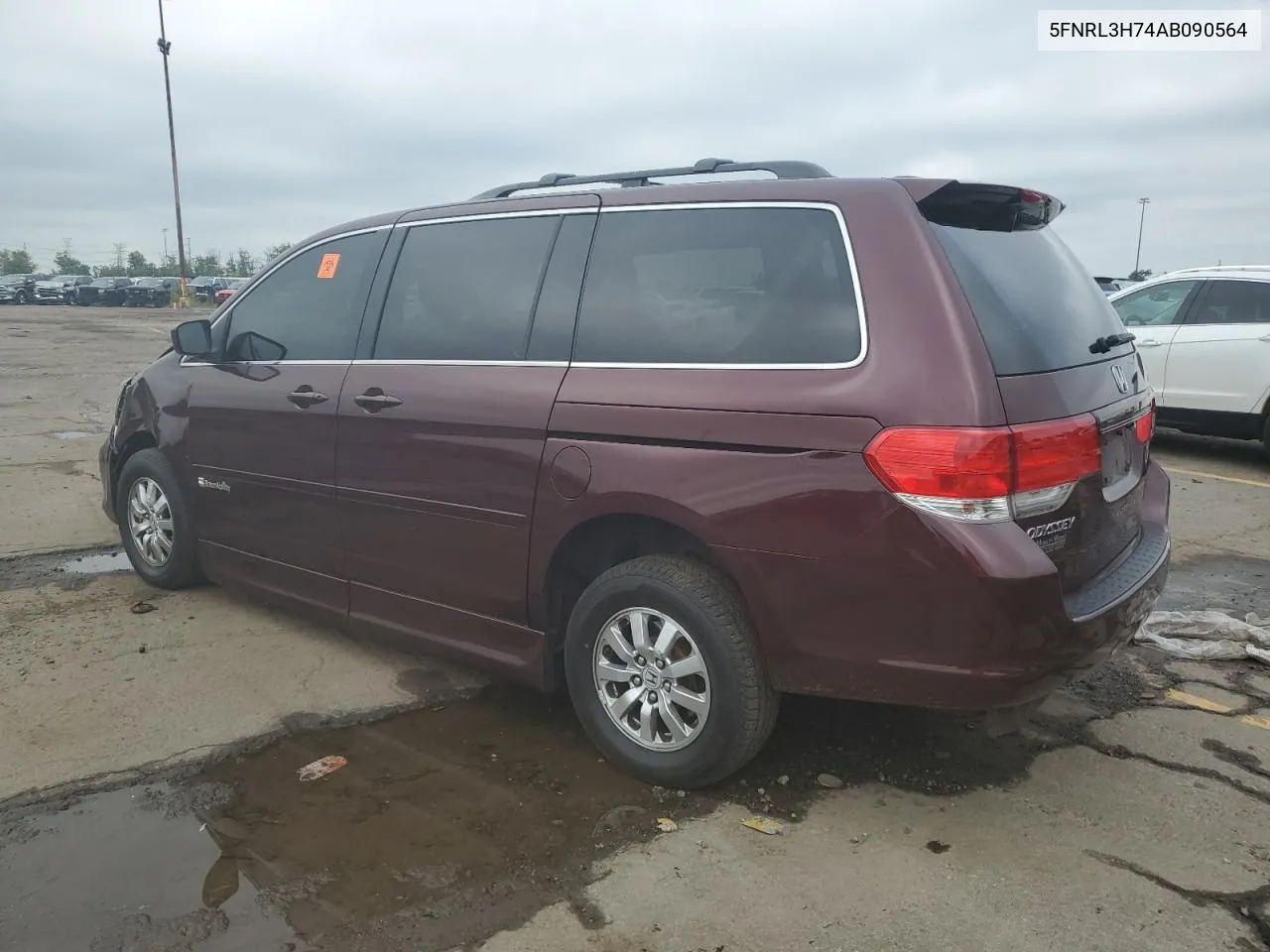 2010 Honda Odyssey Exl VIN: 5FNRL3H74AB090564 Lot: 69334854