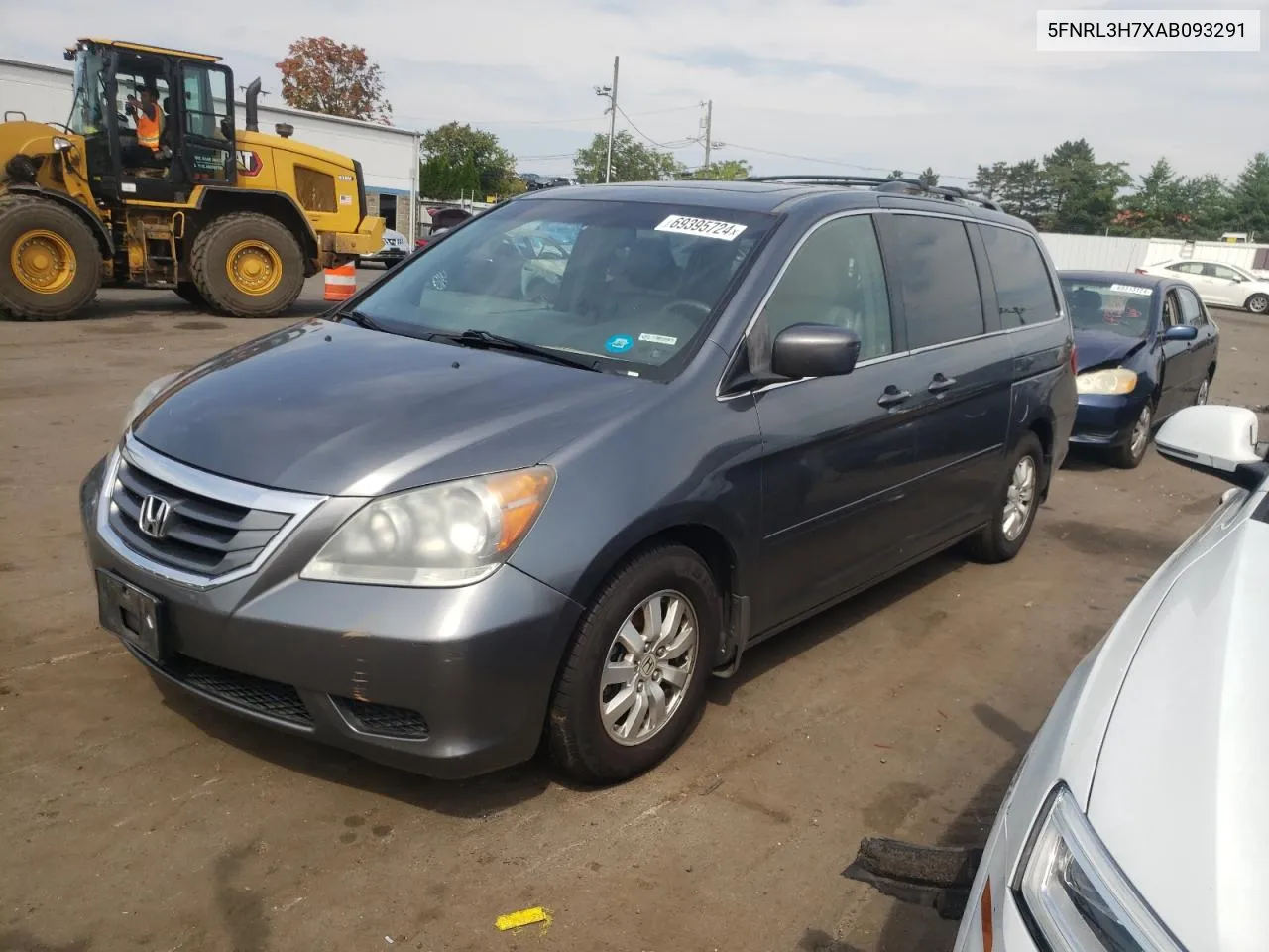 5FNRL3H7XAB093291 2010 Honda Odyssey Exl