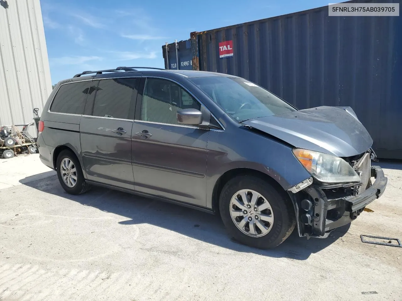 2010 Honda Odyssey Exl VIN: 5FNRL3H75AB039705 Lot: 69787184