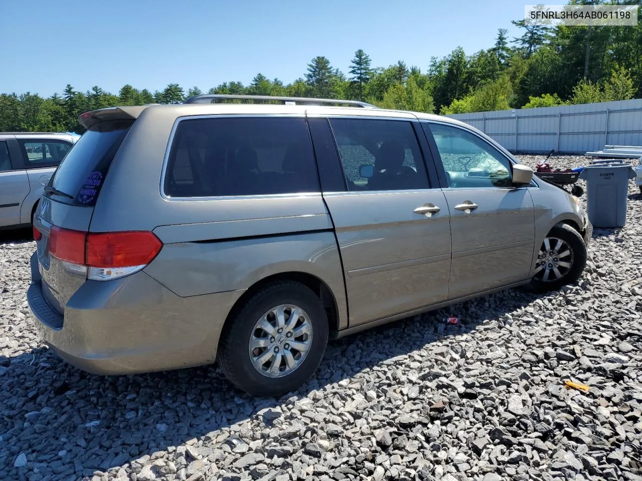 2010 Honda Odyssey Exl VIN: 5FNRL3H64AB061198 Lot: 69813394