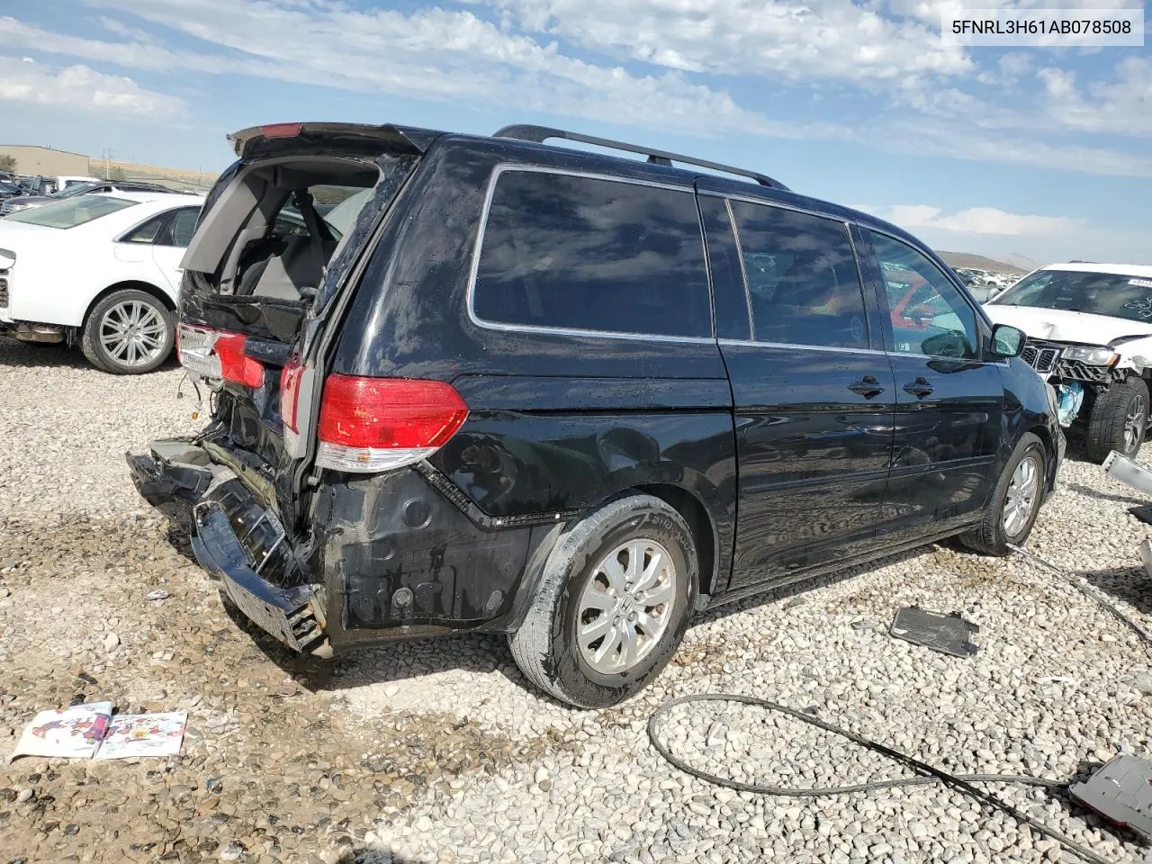 5FNRL3H61AB078508 2010 Honda Odyssey Exl