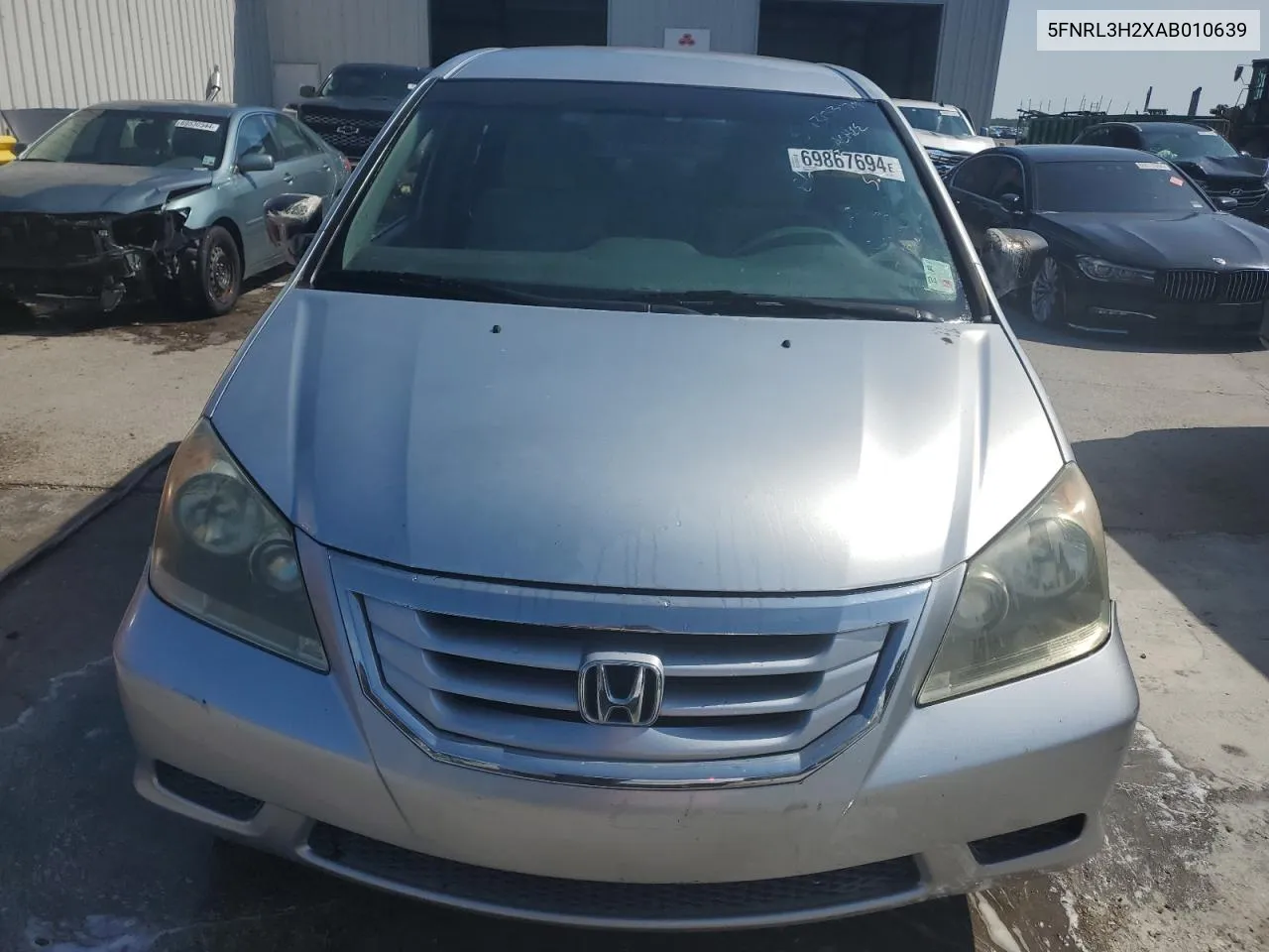 5FNRL3H2XAB010639 2010 Honda Odyssey Lx