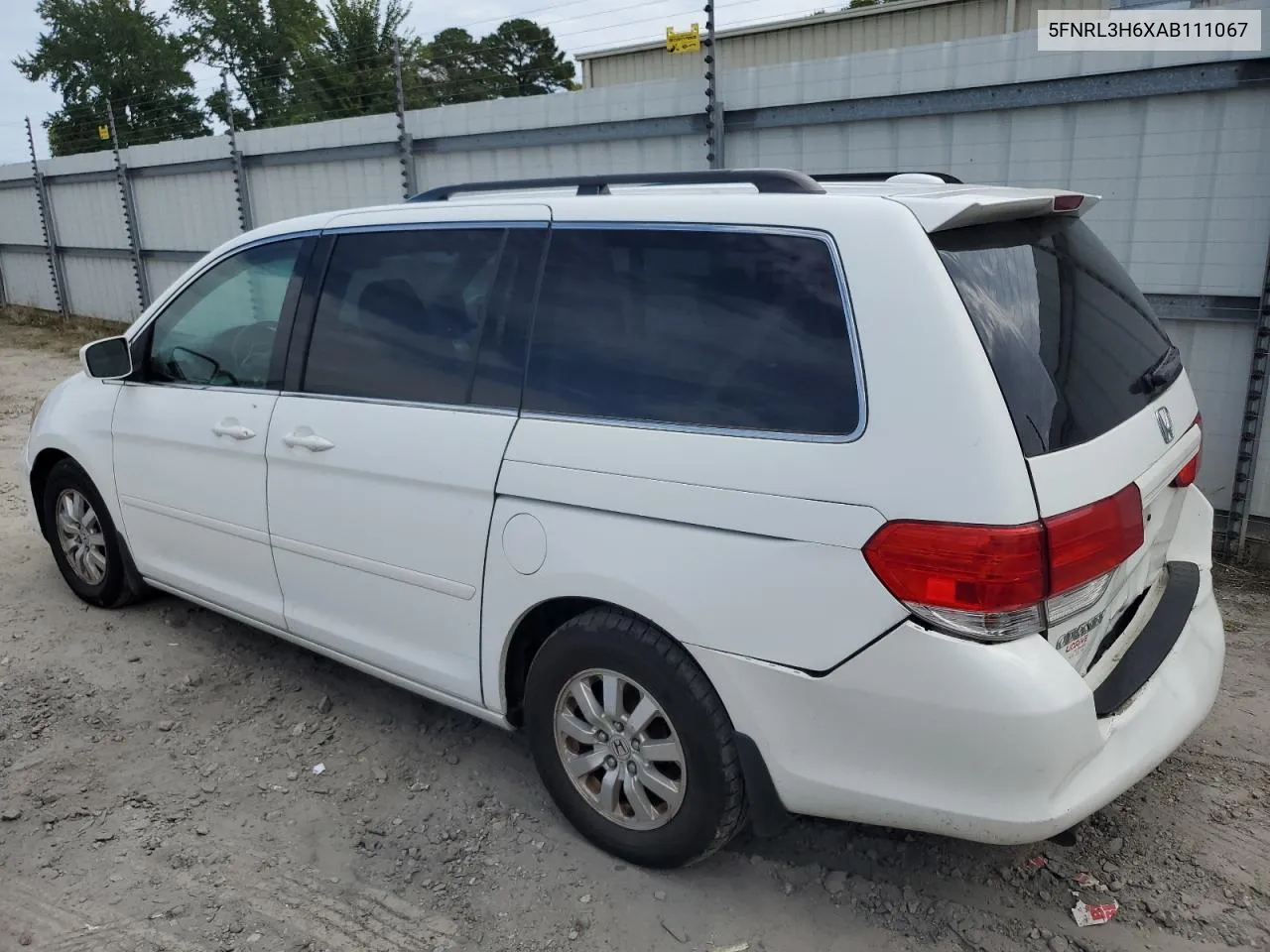 5FNRL3H6XAB111067 2010 Honda Odyssey Exl