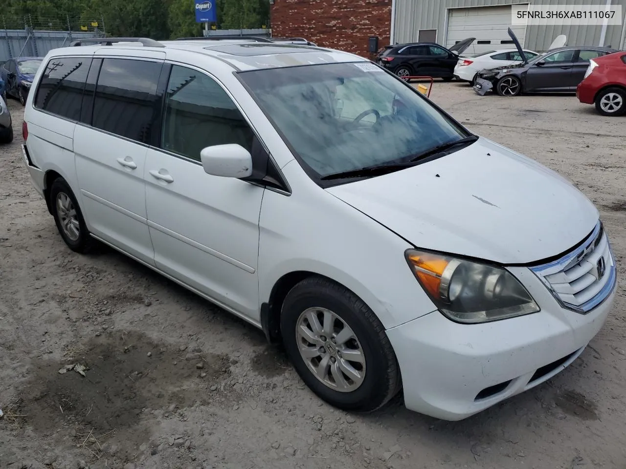 2010 Honda Odyssey Exl VIN: 5FNRL3H6XAB111067 Lot: 70276764