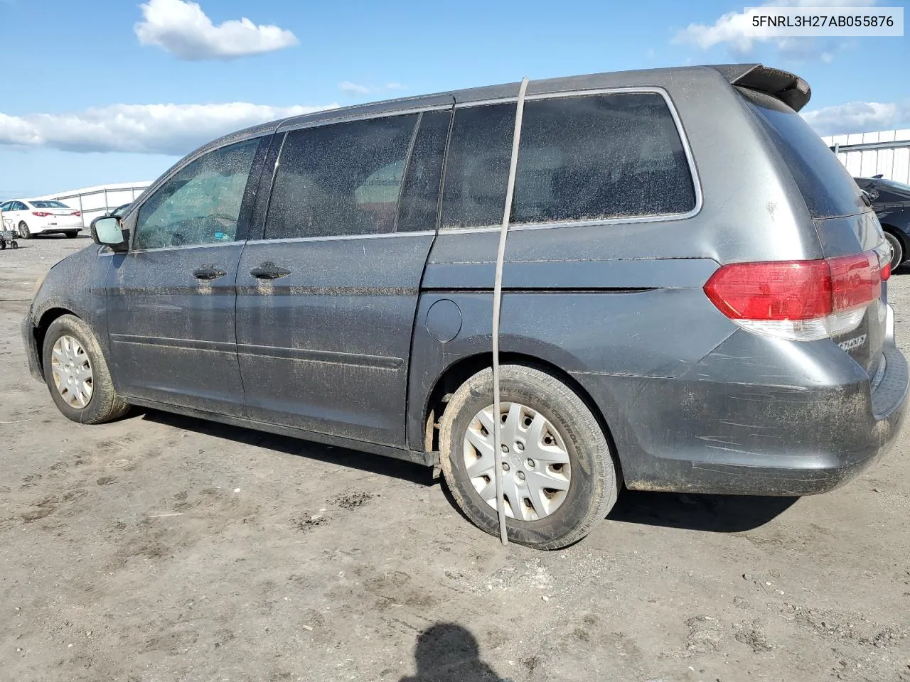 2010 Honda Odyssey Lx VIN: 5FNRL3H27AB055876 Lot: 70308034