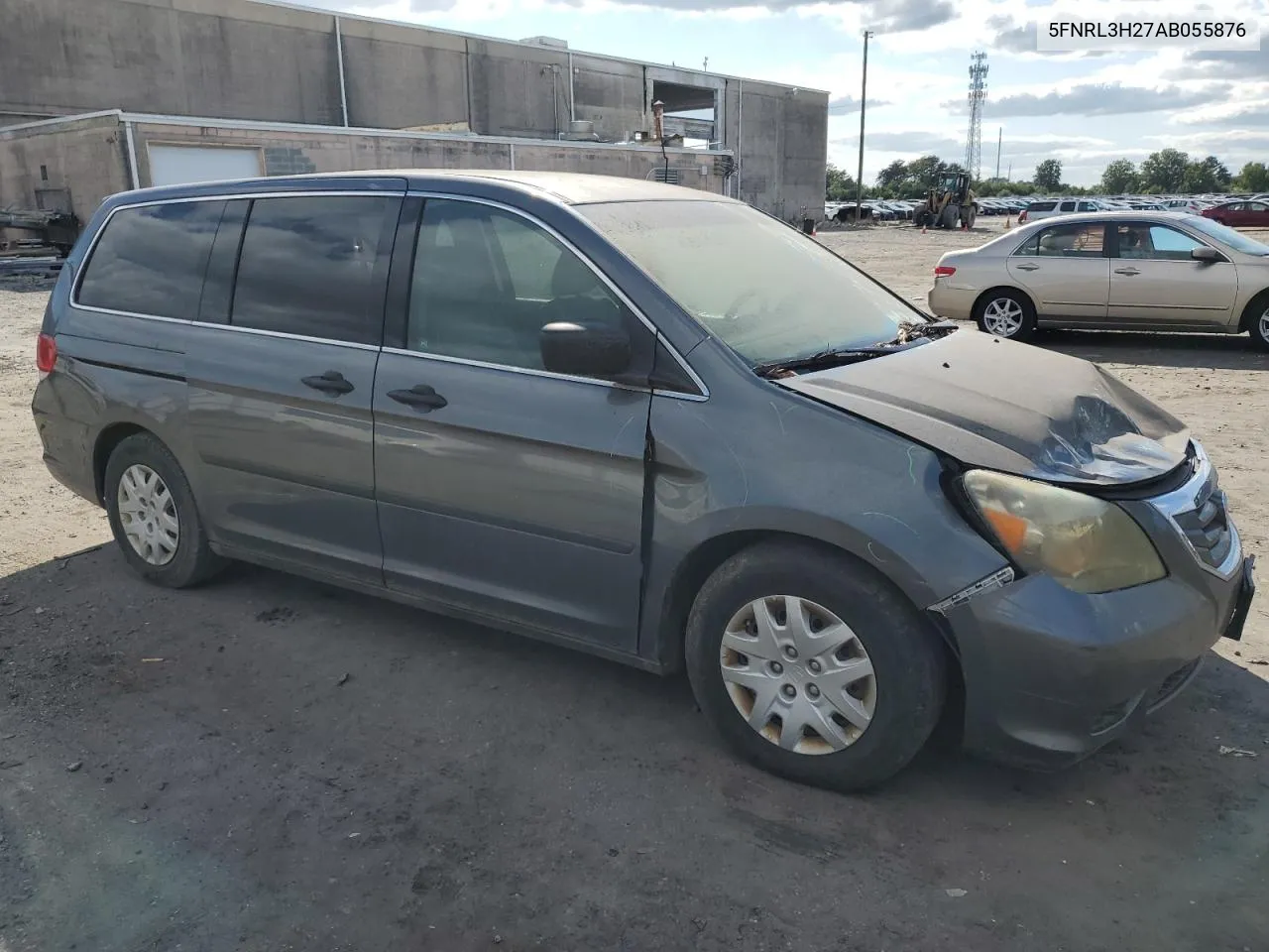 2010 Honda Odyssey Lx VIN: 5FNRL3H27AB055876 Lot: 70308034