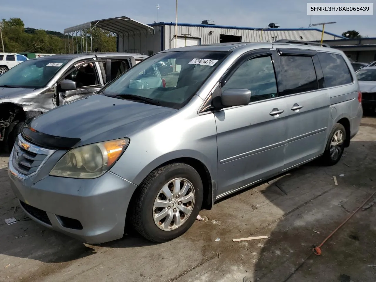 2010 Honda Odyssey Exl VIN: 5FNRL3H78AB065439 Lot: 70406474