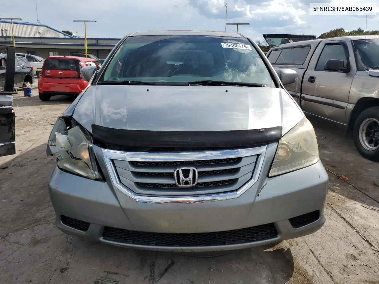 2010 Honda Odyssey Exl VIN: 5FNRL3H78AB065439 Lot: 70406474