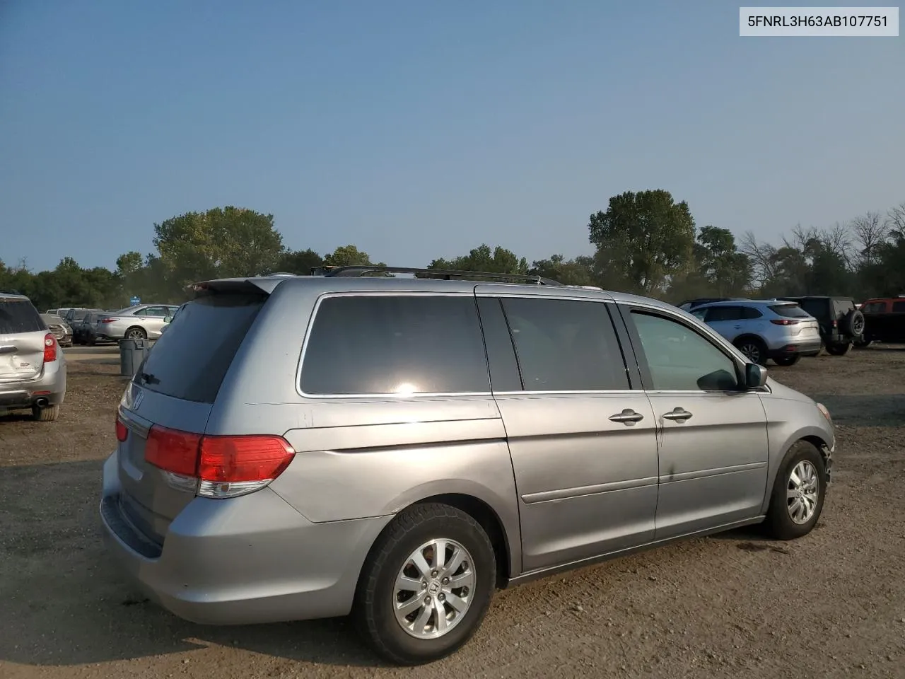 5FNRL3H63AB107751 2010 Honda Odyssey Exl