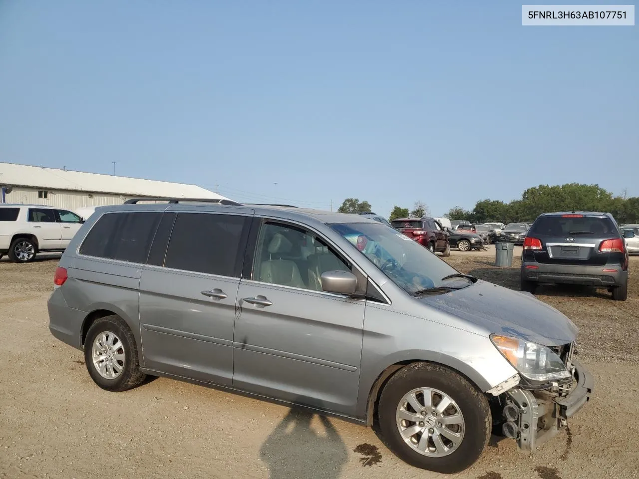 2010 Honda Odyssey Exl VIN: 5FNRL3H63AB107751 Lot: 70429174