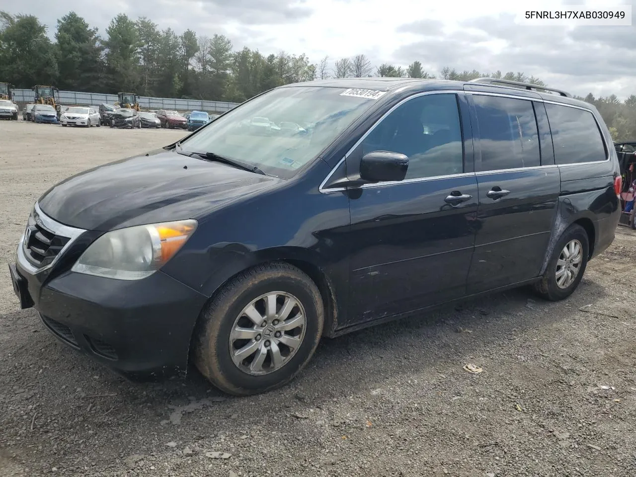 5FNRL3H7XAB030949 2010 Honda Odyssey Exl