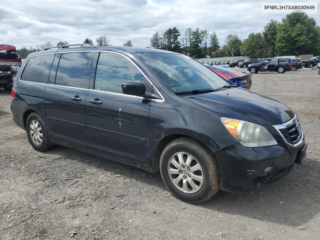 5FNRL3H7XAB030949 2010 Honda Odyssey Exl