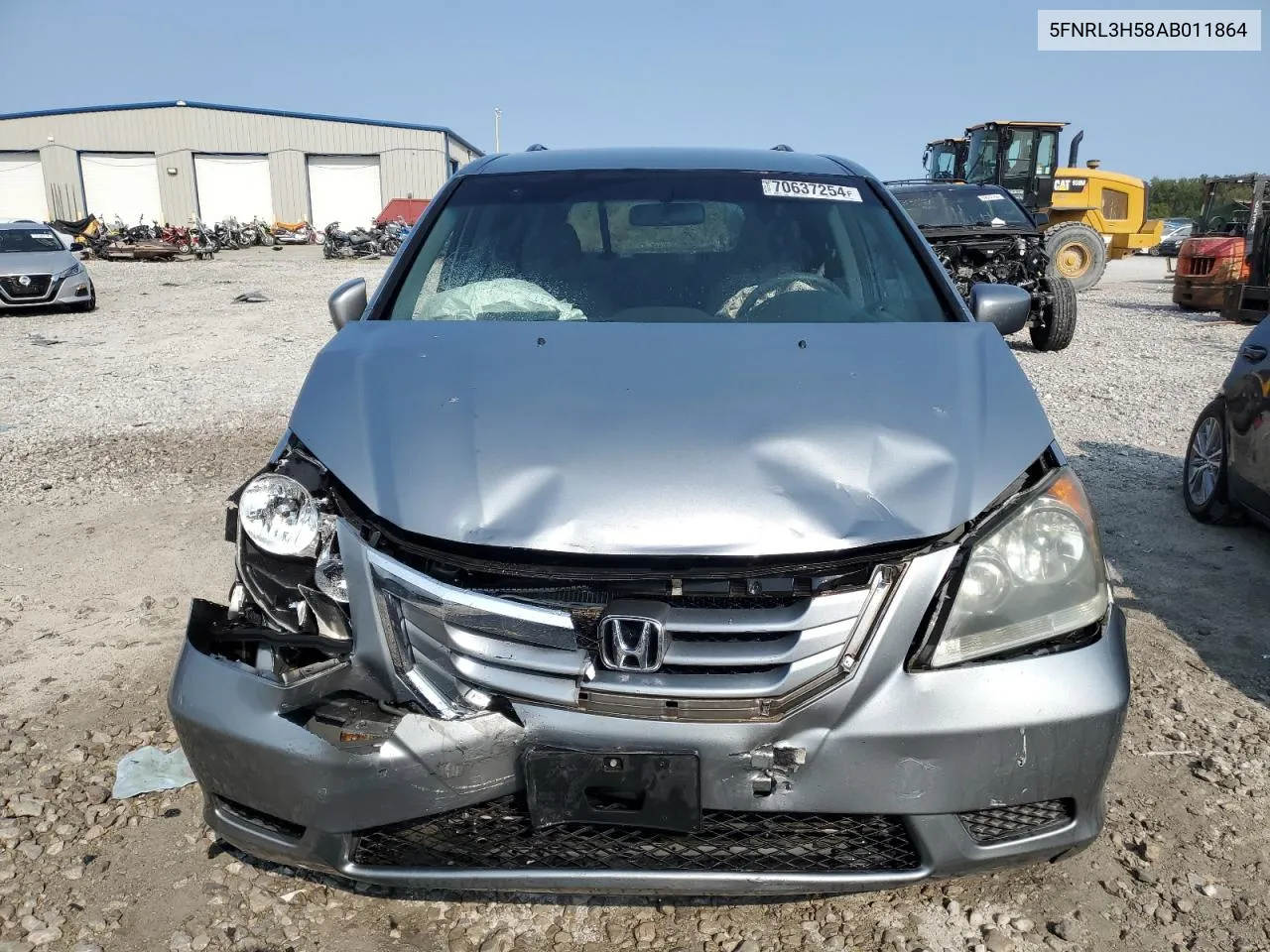 2010 Honda Odyssey Ex VIN: 5FNRL3H58AB011864 Lot: 70637254