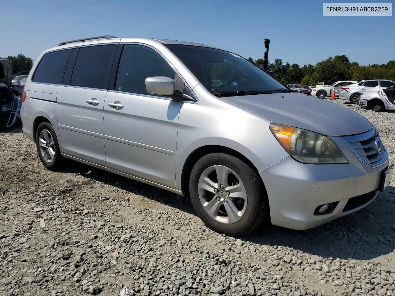 2010 Honda Odyssey Touring VIN: 5FNRL3H91AB082259 Lot: 71026564