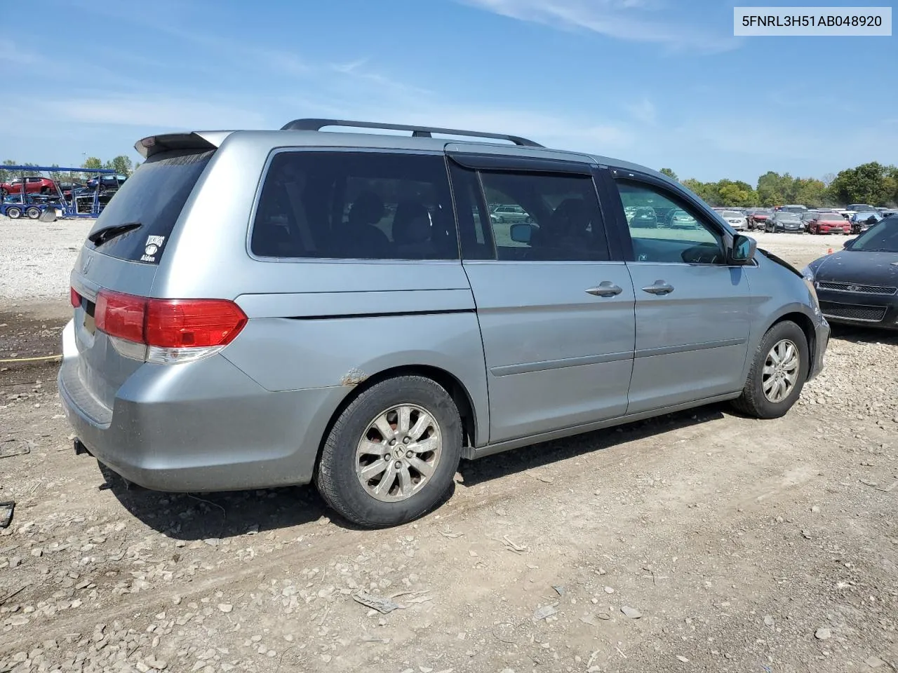 2010 Honda Odyssey Ex VIN: 5FNRL3H51AB048920 Lot: 71230274