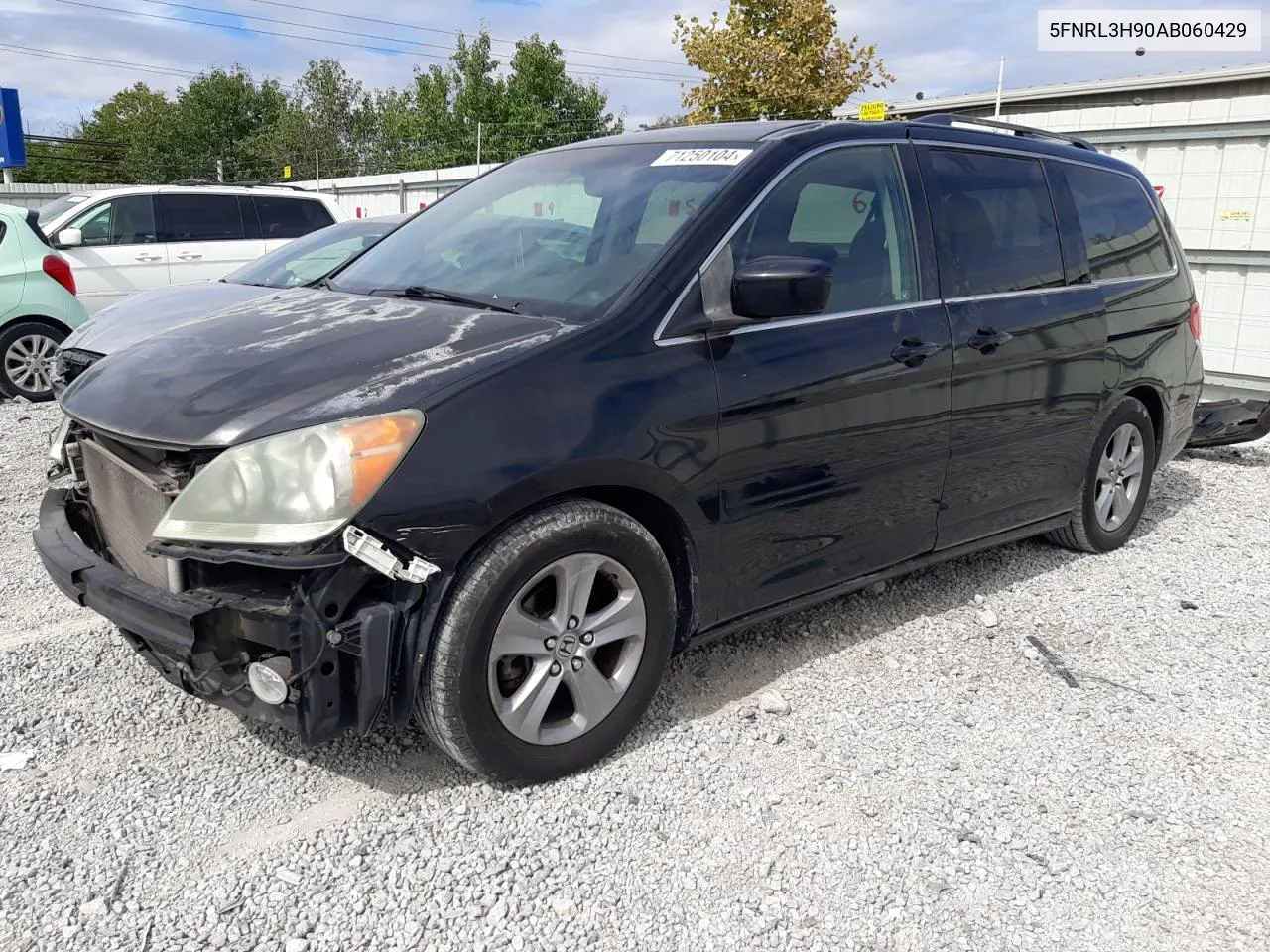 2010 Honda Odyssey Touring VIN: 5FNRL3H90AB060429 Lot: 71250104