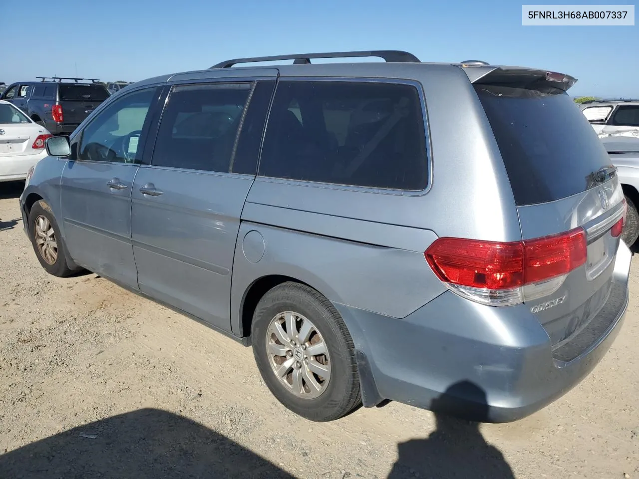 5FNRL3H68AB007337 2010 Honda Odyssey Exl