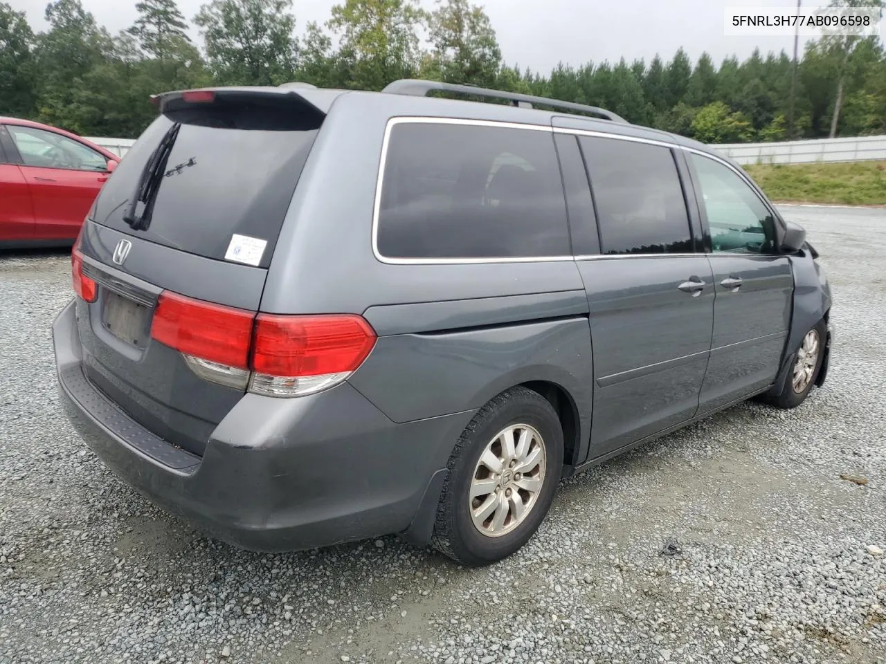 5FNRL3H77AB096598 2010 Honda Odyssey Exl