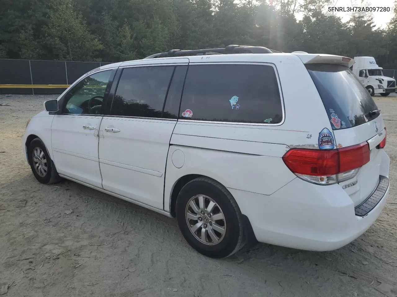 2010 Honda Odyssey Exl VIN: 5FNRL3H73AB097280 Lot: 71722844