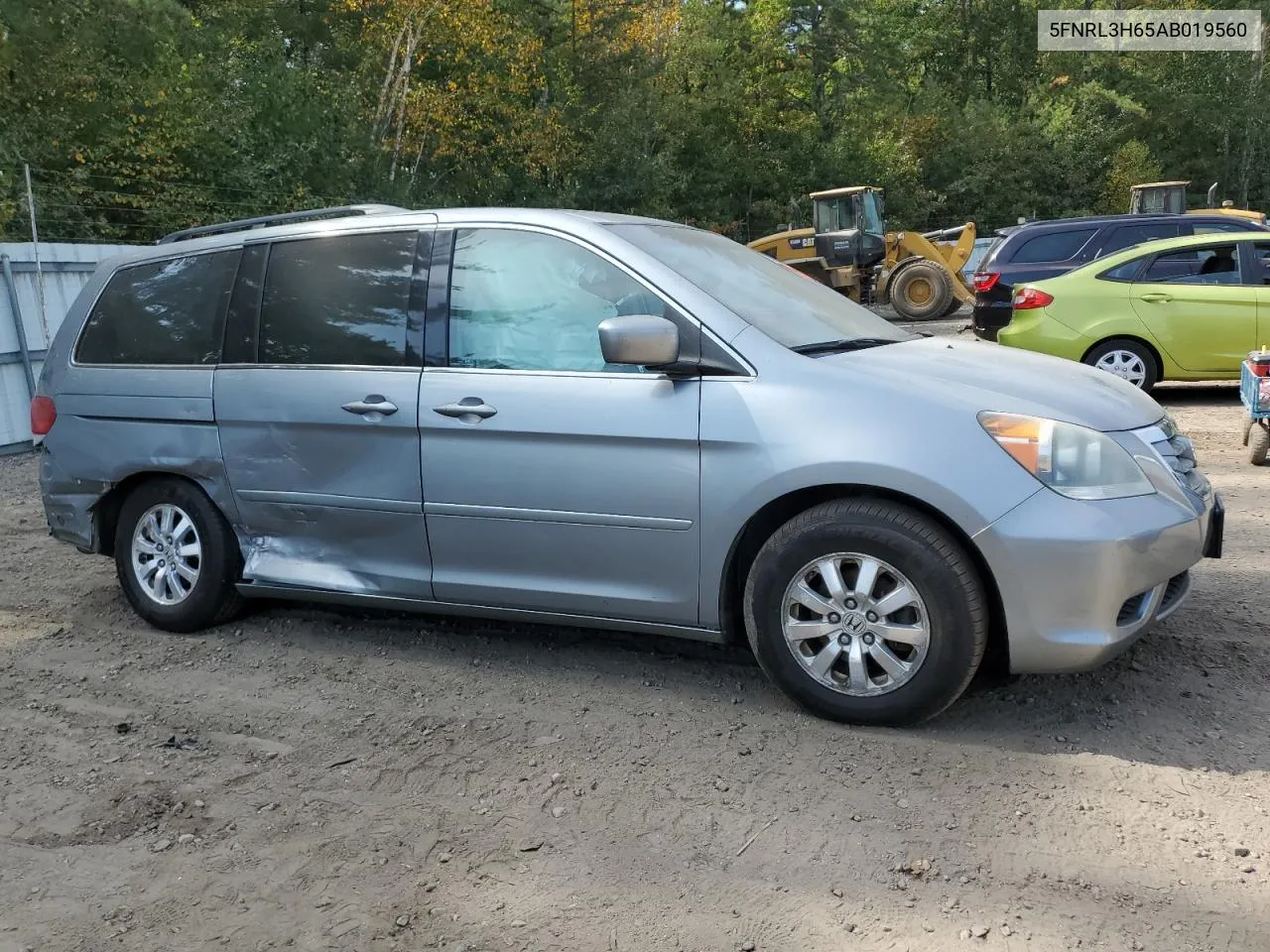 2010 Honda Odyssey Exl VIN: 5FNRL3H65AB019560 Lot: 71723344