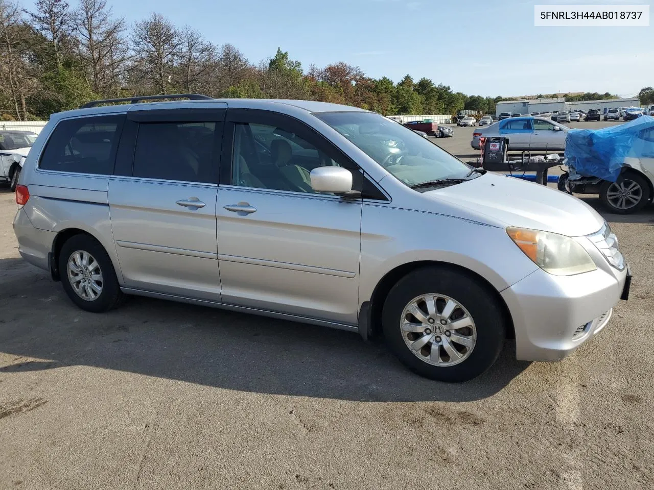 2010 Honda Odyssey Ex VIN: 5FNRL3H44AB018737 Lot: 71742214