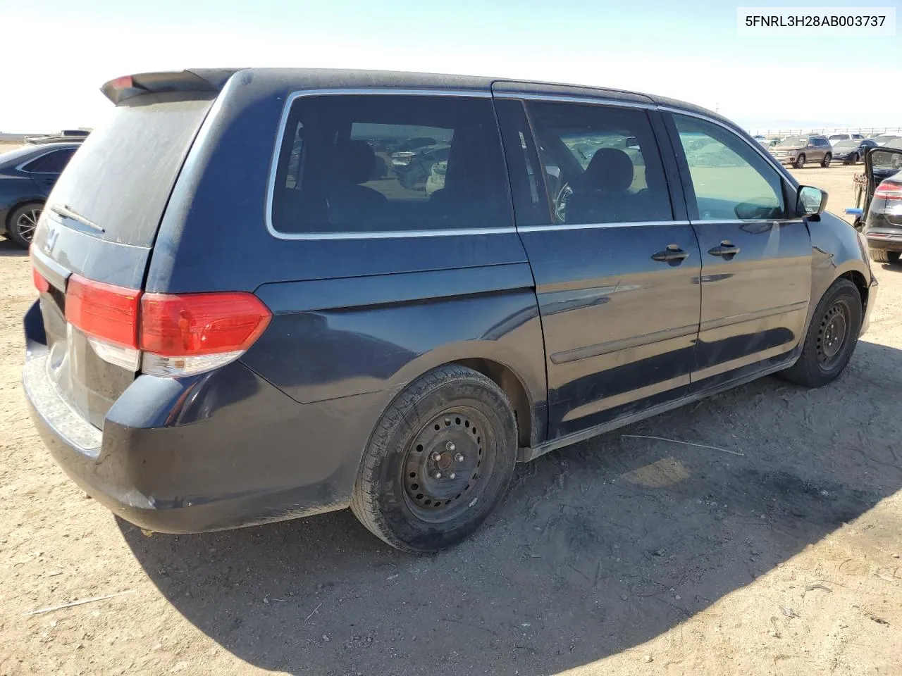 5FNRL3H28AB003737 2010 Honda Odyssey Lx