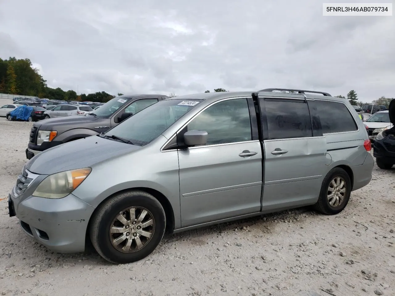 2010 Honda Odyssey Ex VIN: 5FNRL3H46AB079734 Lot: 72214524