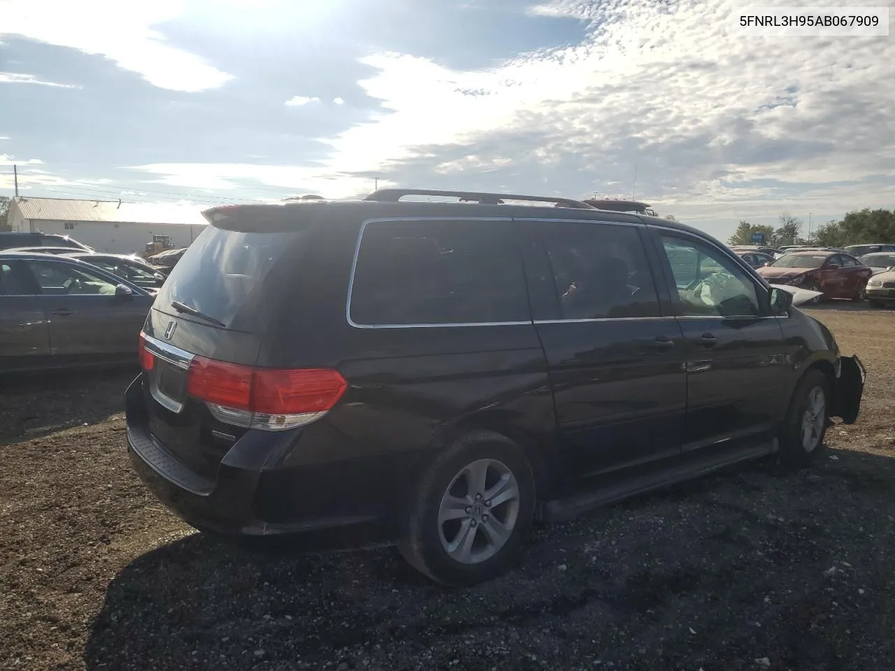 5FNRL3H95AB067909 2010 Honda Odyssey Touring