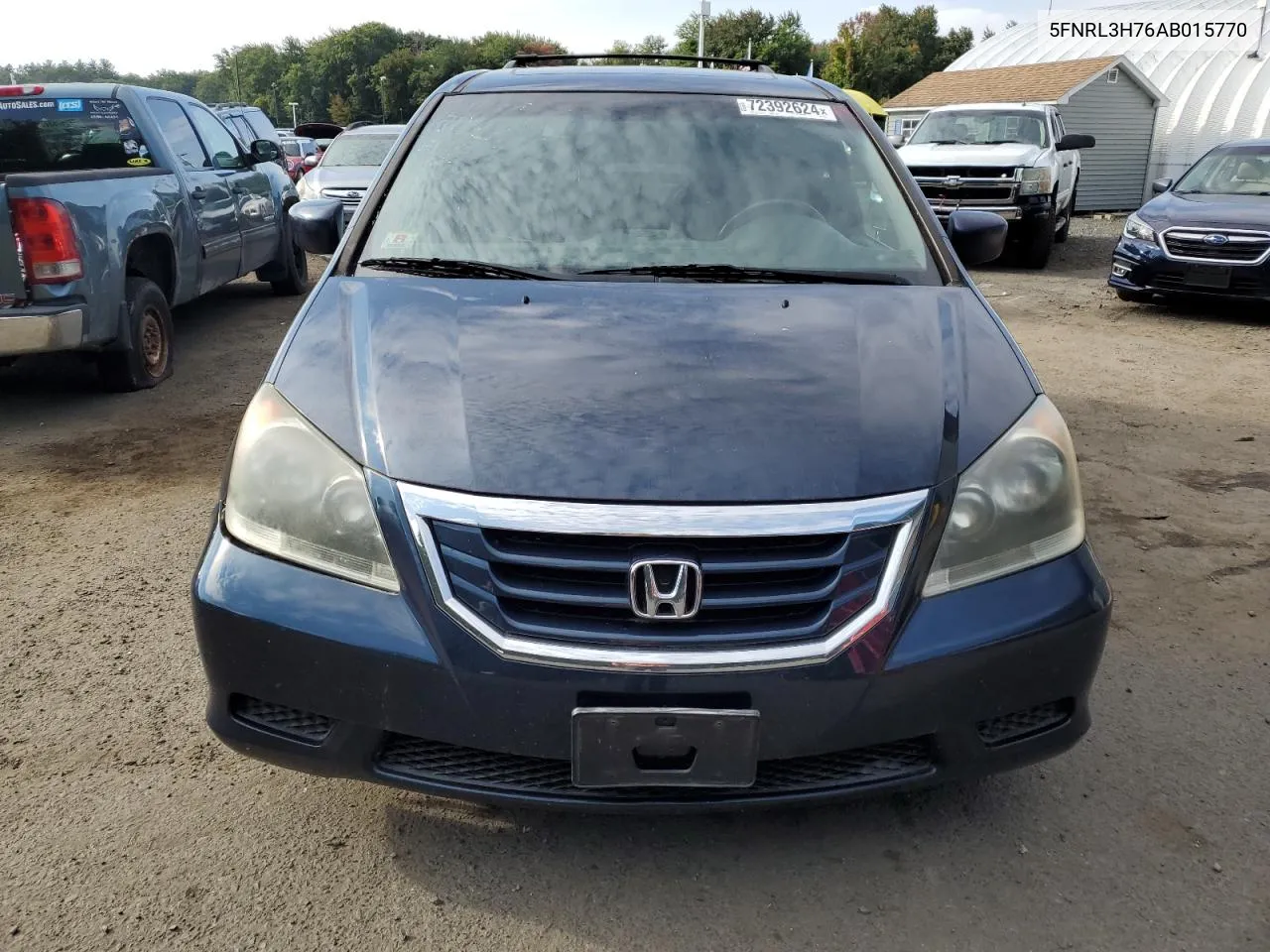 5FNRL3H76AB015770 2010 Honda Odyssey Exl