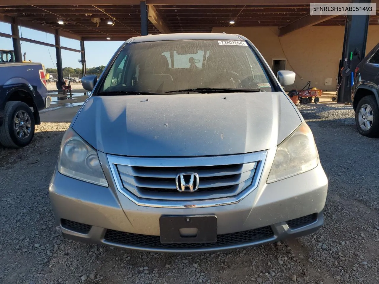 5FNRL3H51AB051493 2010 Honda Odyssey Ex