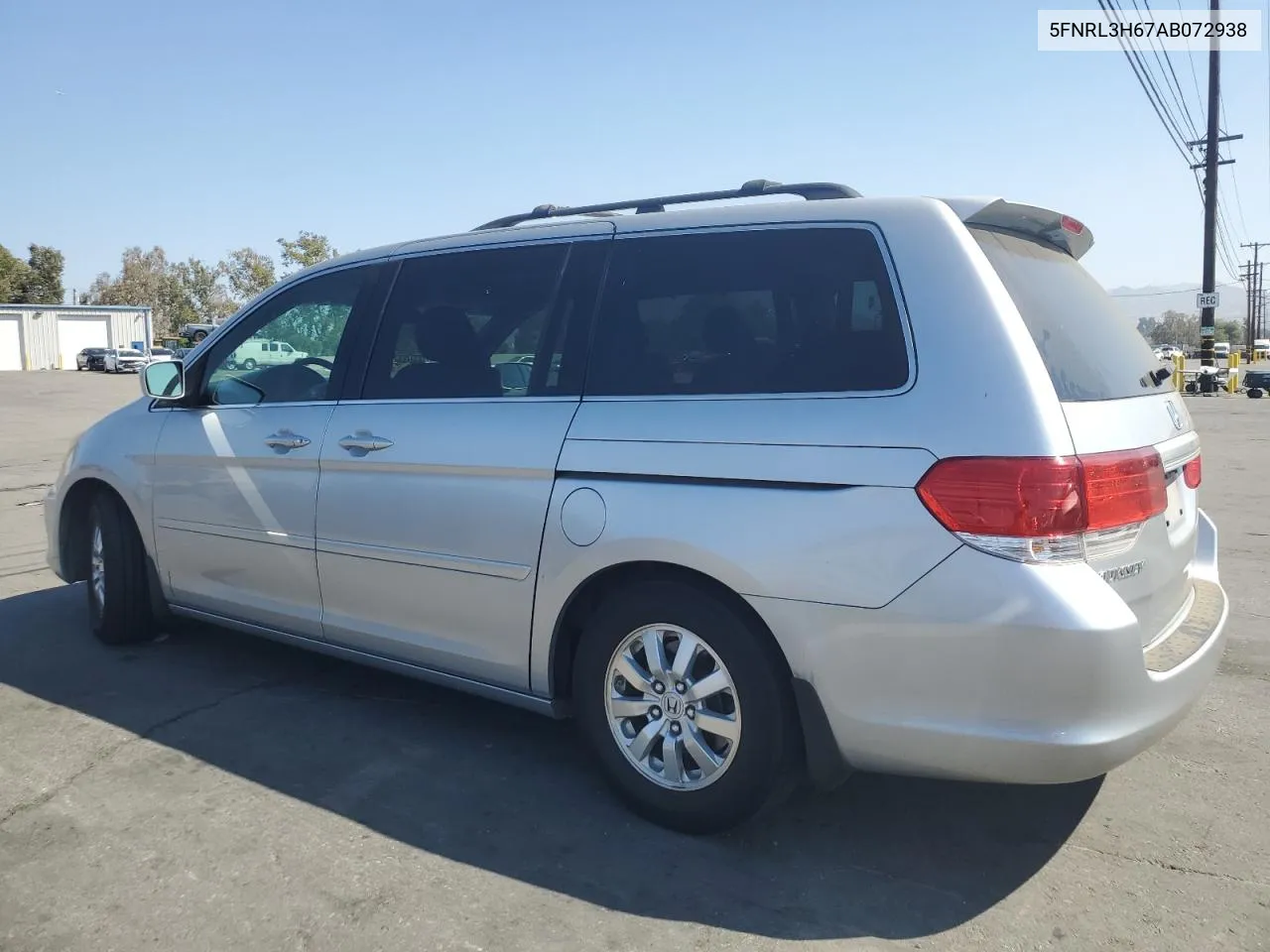 2010 Honda Odyssey Exl VIN: 5FNRL3H67AB072938 Lot: 72657534