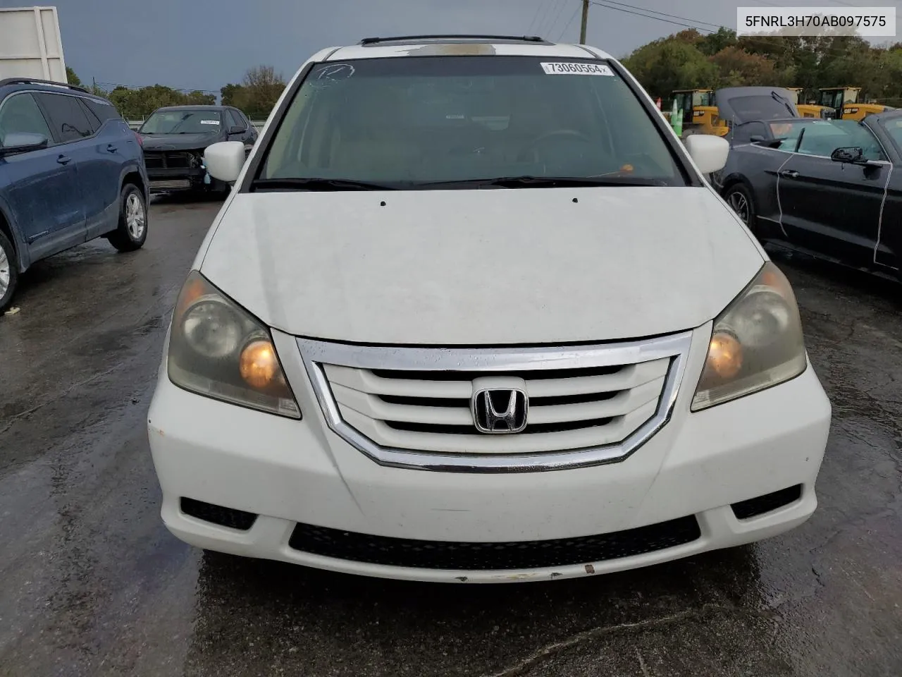 5FNRL3H70AB097575 2010 Honda Odyssey Exl