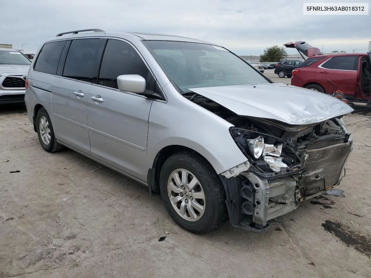 2010 Honda Odyssey Exl VIN: 5FNRL3H63AB018312 Lot: 73093054