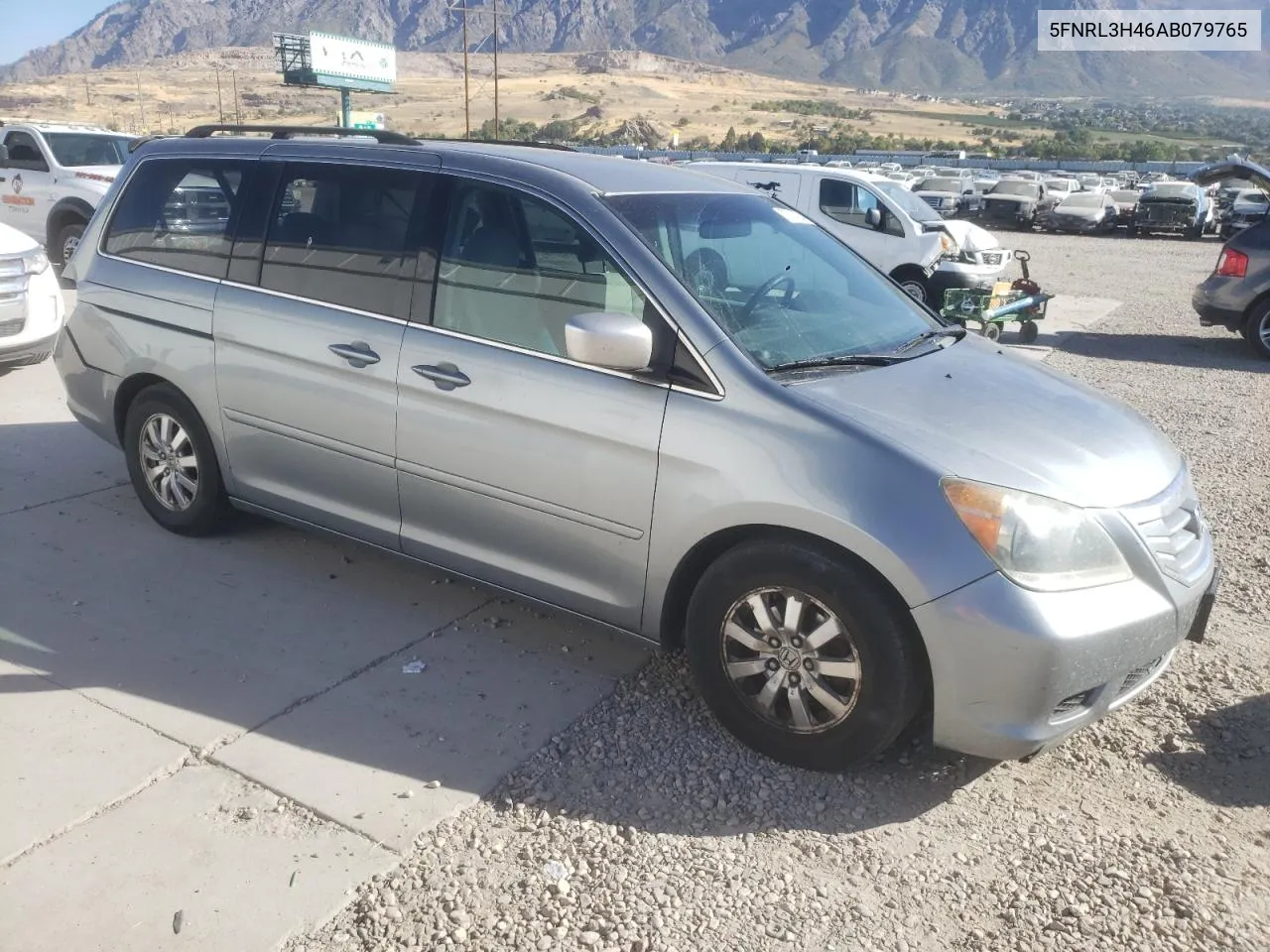 2010 Honda Odyssey Ex VIN: 5FNRL3H46AB079765 Lot: 73313264