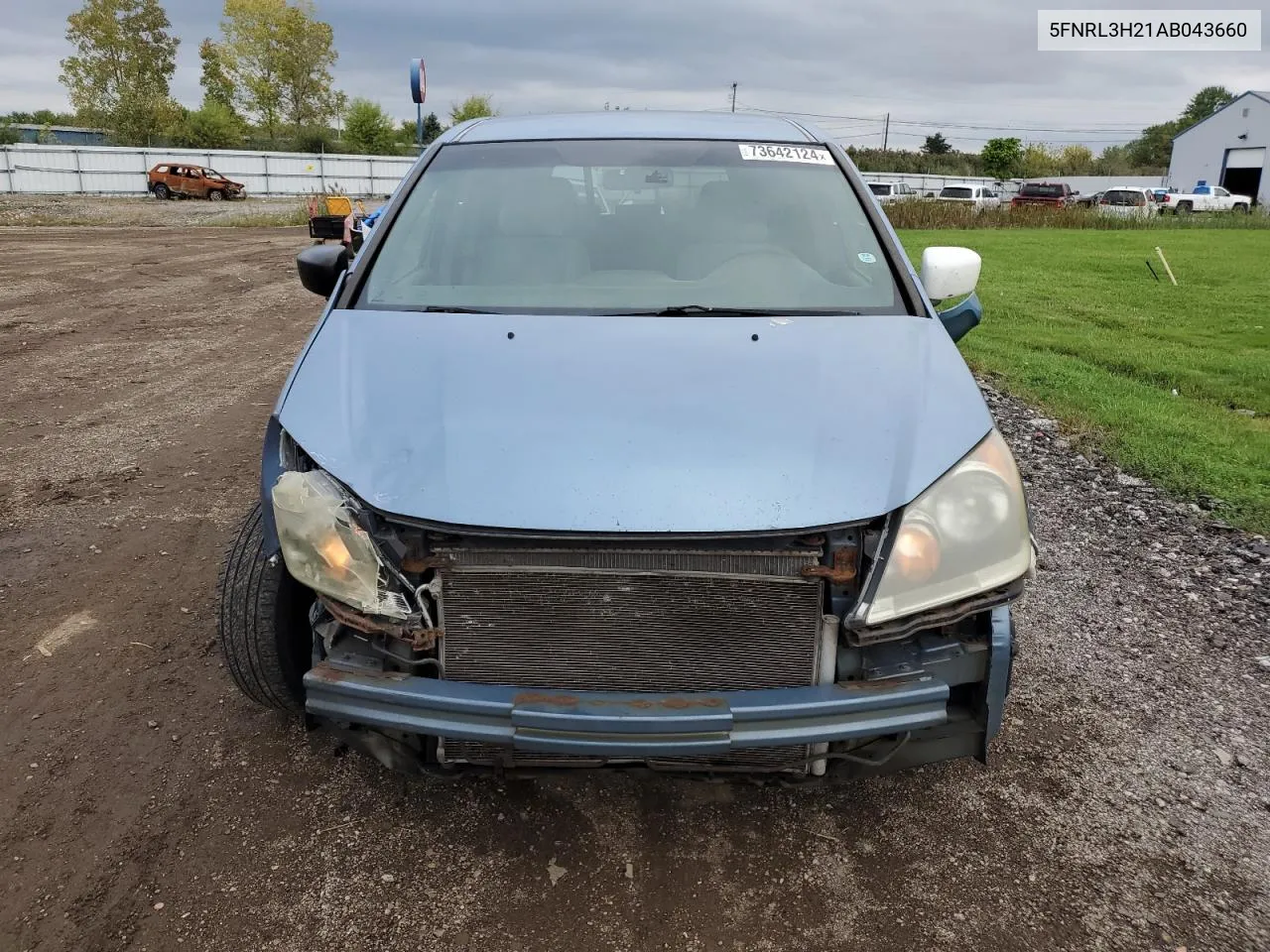 2010 Honda Odyssey Lx VIN: 5FNRL3H21AB043660 Lot: 73642124