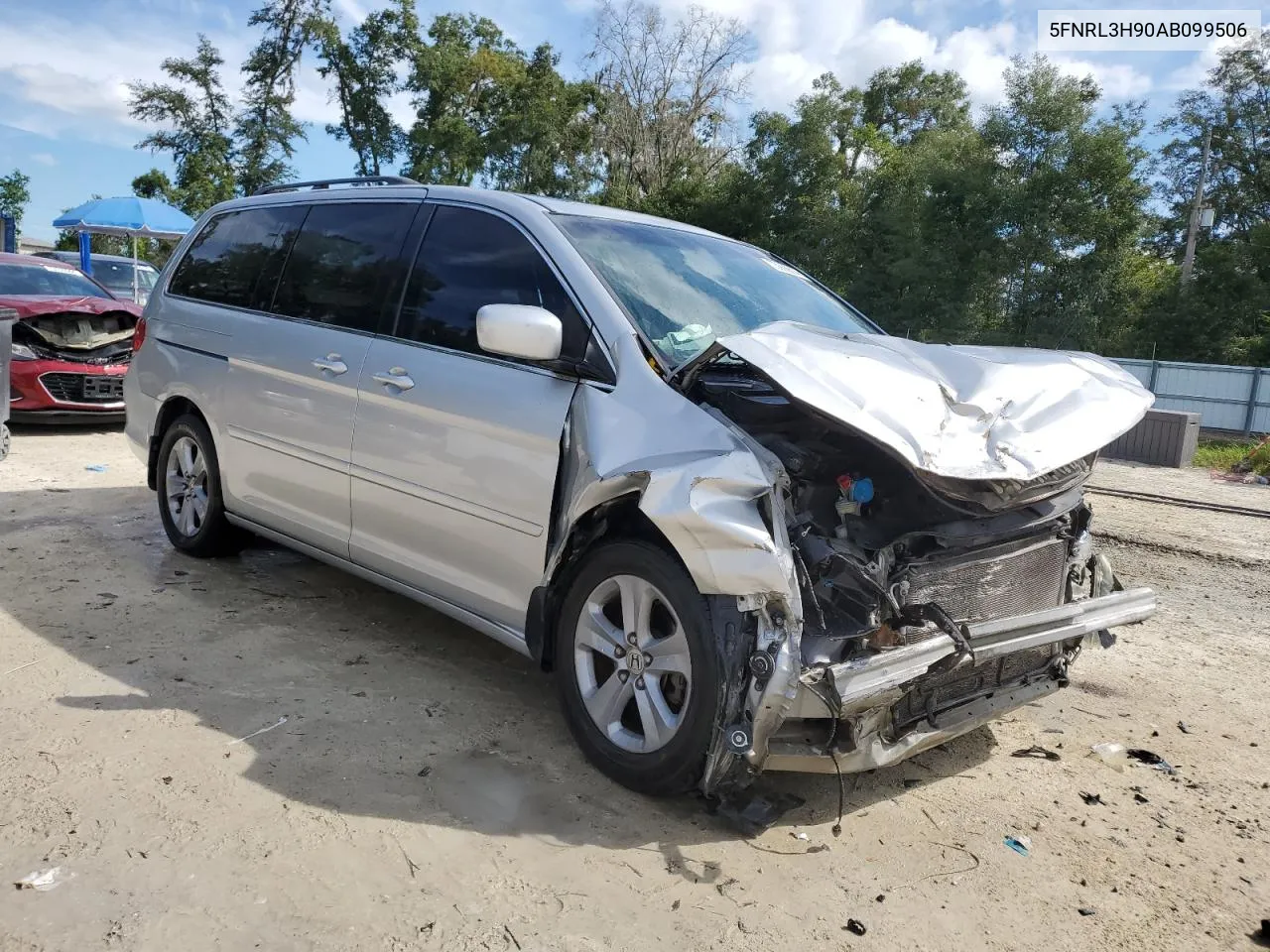 5FNRL3H90AB099506 2010 Honda Odyssey Touring