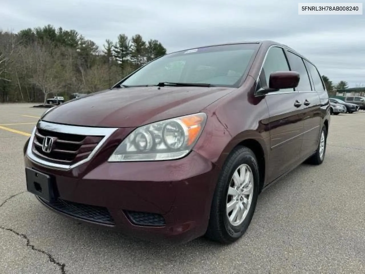 2010 Honda Odyssey Exl VIN: 5FNRL3H78AB008240 Lot: 74398754