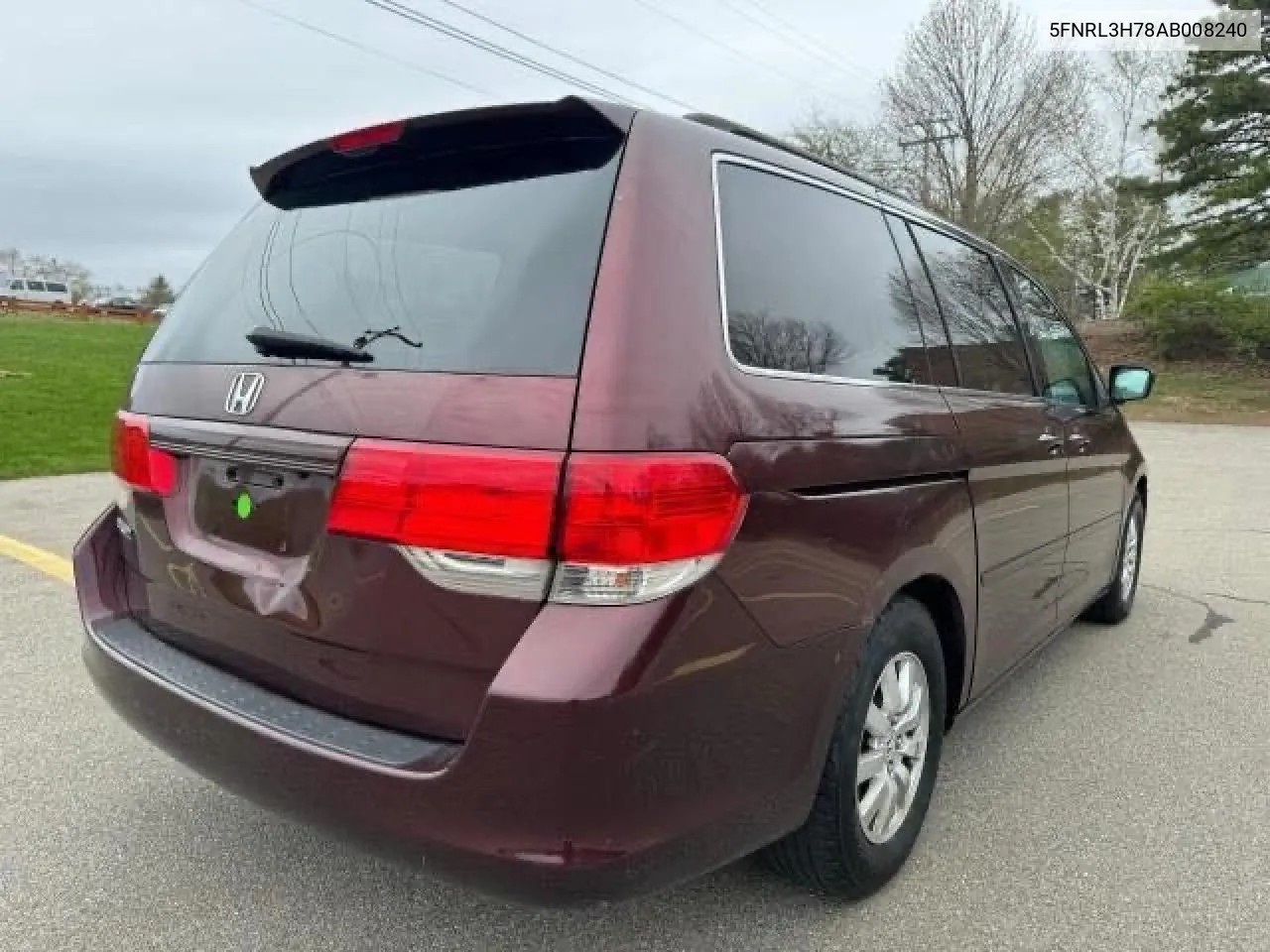 2010 Honda Odyssey Exl VIN: 5FNRL3H78AB008240 Lot: 74398754